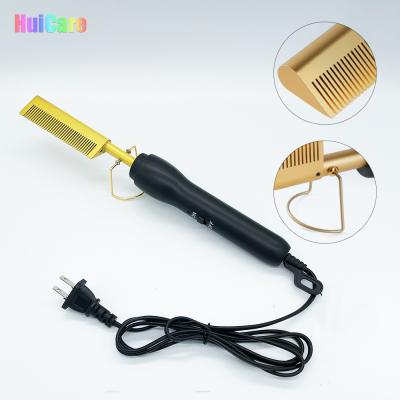 China Professional Metal Hair Straightener Hair Comb Ionic Fast Heating Straightening / Curling 2 in 1 Electric Hot Comb for sale