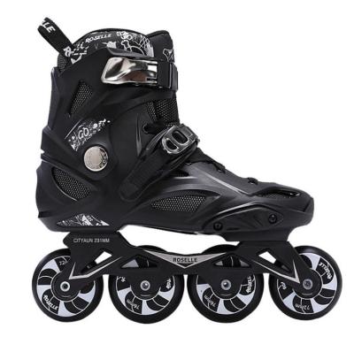 China Active High Quality Integrated Sports Roller Skates Shoes For Teens And Adults In Black Or White for sale