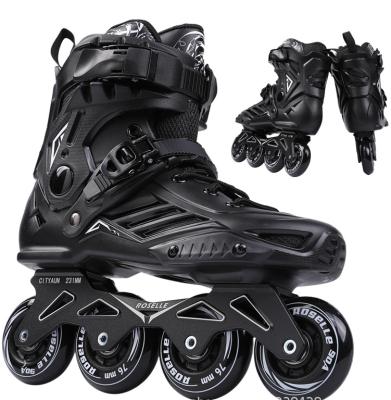 China Active Sports Most Popular ROSELLE RS6 Personal Inline Roller Skates Shoes For Teenager And Adult for sale