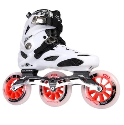 China Active Professional Sports Big Wheels 3 Upscale Roller Skates Inline Shoes For Adult And Teenager for sale