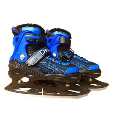 China Kids Adjustable Ice Skates Shoes 2019 Hot Sale Kids Adjust Rental Ice Hockey Skates Professional Shoes For Ice Rink for sale