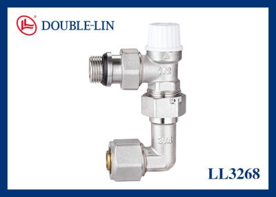 China Pex Al Pex Pipe Angled Thermostatic Radiator Valves for sale