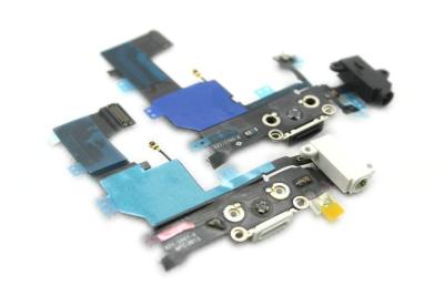 China Micro USB Black Mobile Phone Flex Cable For Iphone 5c Charging Connector Flex Ribbon for sale