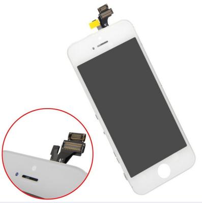 China Witte Iphone 5 LCD van de Celtelefoon het Scherm van de Vertoningsaanraking met Kader Te koop