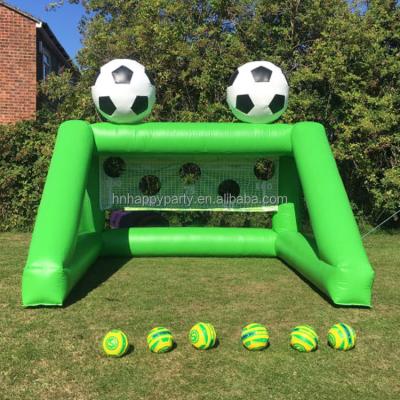 China Events/Birthday Parties/Team Building Parties/Company Corporate Events Blow Up Penalty Soccer Games Inflatable Soccer Shoot With Blower for sale