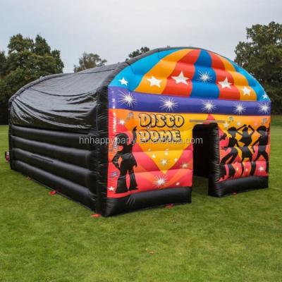 China Disco Rental Dome Outdoor Party Backyard Nightclub Inflatable Lightweight Tent With Lights for sale