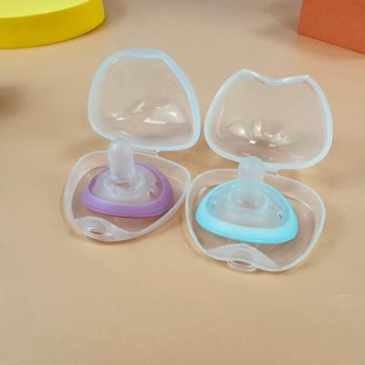 China Newborn Soothing Dummy Nipple Soft Baby Teething Pacifier BPA Free Silicone Baby Pacifier for sale