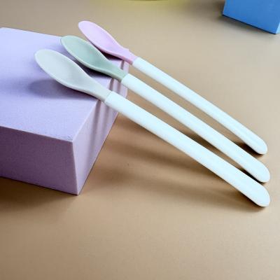 China Silicone baby spoon baby feeding spoon for infants spoons baby utensils for sale