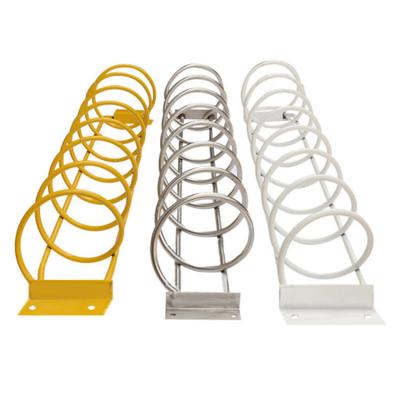 China Ring Shelf Bike Floor Rack Storage Rack Customized Parking Bicycle Rack Bike Parking Equipment for sale