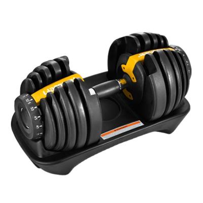 China Universal Home Fitness Equipment Custom Gym Combination Set Adjustable 24kg Dumbbell for sale