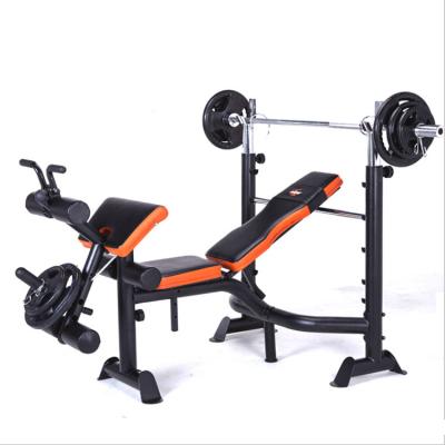 China Multifunctional Indoor Equipment Home Household Fitness Weightlifting Bed for sale