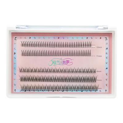 China Natural type a Korean naked individual of eyelash fairy fishtail natural simulation hair makeup grafting single group false eyelashes for sale