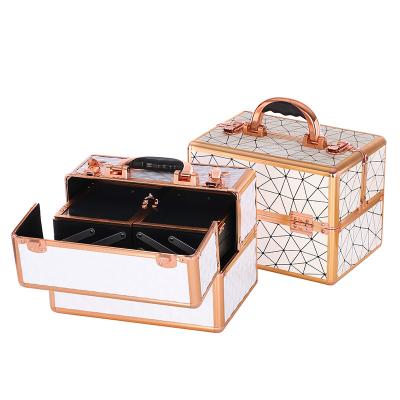 China Hot Sale Fashion Professional Beauty Case Aluminum Cosmetic Case for sale