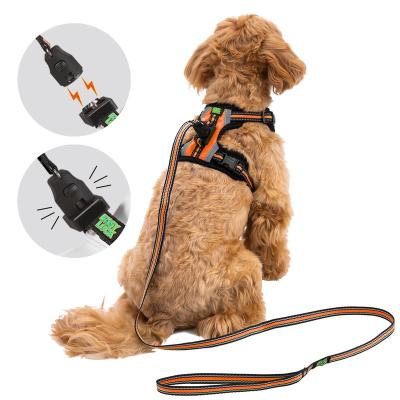 China Thoughtful Easily Connect Automatic Dog Harness High Quality Magnetic Strength Dog Harness for sale