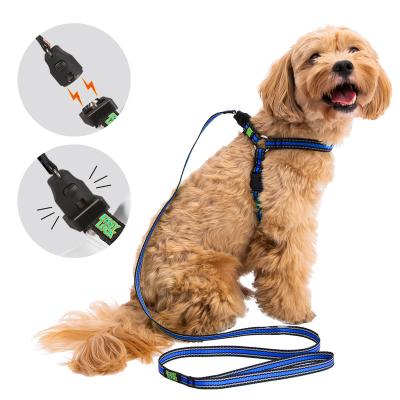 China Reflective High Quality Breathable Pet Supplies Mirror Lightweight Adjustable Dog Harness for sale