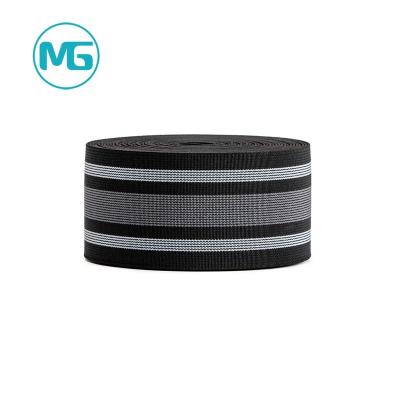 China Elastic Custom Design Color Elastic Band 50Mm High Speed ​​Polyester Elastic Band for sale