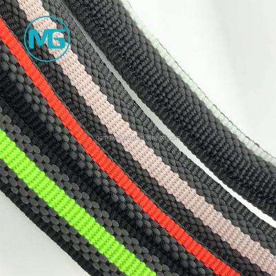 China High Tenacity 13Mm Cord Wrap Multicolor Non-slip Polyester Round Elastic Rope Strap for sale