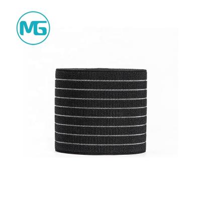 China China Wholesale Manufacturer Sustainable 125Mm Nylon Hook And Loop Fastener Bands Spun Poly Nylon Woven Loop Strap for sale