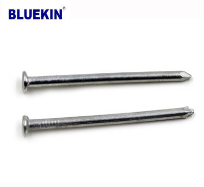 China Hot Selling Galvanized Flat Round Polish Iron Joint Nails for sale