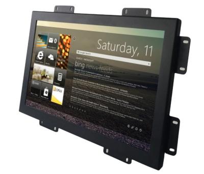 China Metal 12.1 Inch Industrial Metal Case LED / LCD Display Touch Open Frame Capacitive Touch Screen Monitor for sale