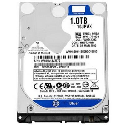 Китай Sata компьтер-книжки WD жесткий диск голубого WD10JPVX 1TB внутренний для настольного компьютера продается