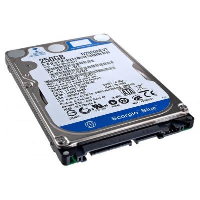 中国 デスクトップのラップトップのデジタル カメラ W2500BEVT のための SATA のハードディスク・ドライブ 2.5 インチ 250GB 販売のため