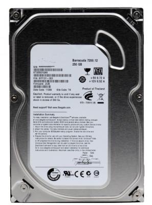 China De Harde schijfaandrijving van Desktopseagate 250GB/SATA 7200rpm interne harde aandrijving Te koop