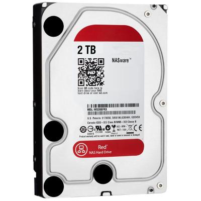 China Unidad de disco duro interna dura roja WD20EFRX del disco 2TB SATA 7200rpm de la NAS en venta