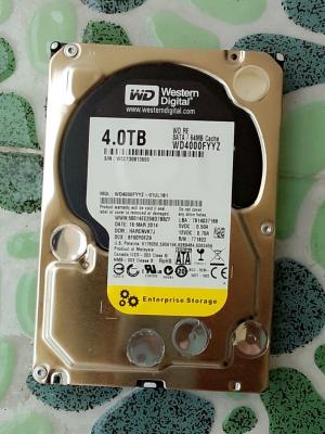 China 4TB interne Harde Aandrijving 7200 t/min met een Rots Stevige Mechanische Architectuur WD4000FYYZ Te koop