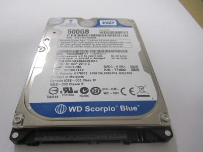 Chine WD WD5000LPVX bleu unité de disque dur de 2,5 pouces pour le PC de bureau de carnet à vendre