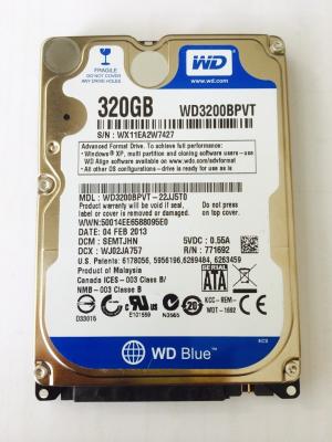 Chine Carnet interne de WD3200BPVT unité de disque dur 5400 t/mn de SATA de 2,5 pouces à vendre