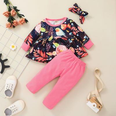 China Casual Baby Dressing Set Kids Sets 2 Piece Panty Suit Wholesale Boutique Clothes Fashion Set Newborn for sale