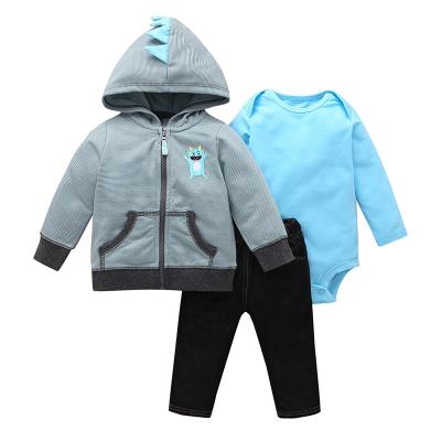 China Boutique anti-static design quality children cotton pant suit China factory newborn baby clothes set for sale