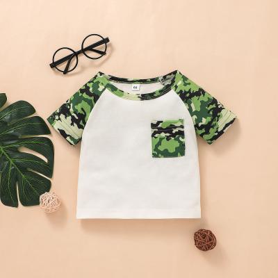 China 65% Polyester Summer Kids Clothes Short Sleeve Baby Wear Breathable Boys T-shirt Wholesale for sale