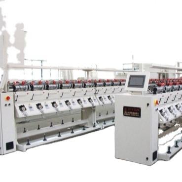 China Filament yarn staple fibre  yarncwinding filament yarn staple fibre yarn sewingthread cotton yarn winding machine soft cone winding hard drum winding machine for sale