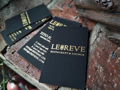 China Fine Black And Gold Foil Business Cards , 700gsm Black Velvet Paper Type for sale