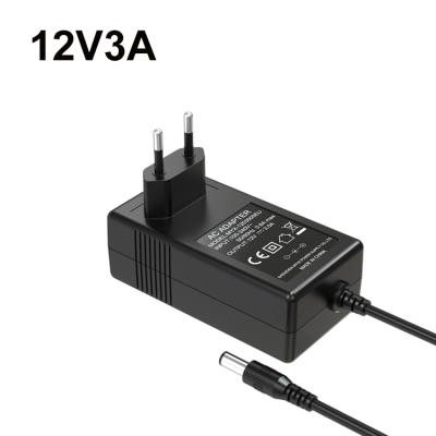 China 36w Electrical Wall Mounted Appliances AC Adapter 24v 1.5a Power Adapter 12v 3a Power Supply for sale