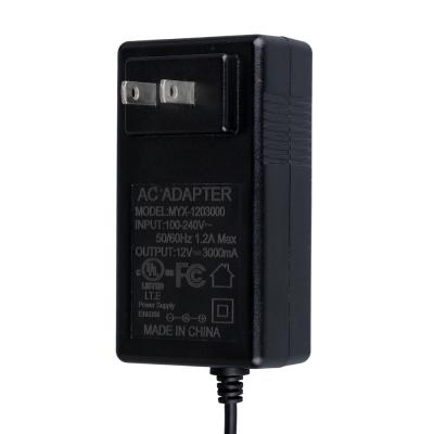 China Electrical appliances power supply 12v 3a led power supply dc to ac adapter 36w power supply changeover adapter for sale