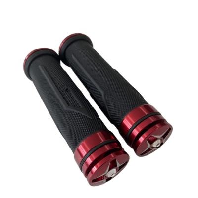 China Hot Sales Motorcycle Body Parts Suppliers Aluminum And Rubber Motorcycle Handle Bar Grips for sale