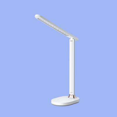 China Dimest Farmhouse Kamisafe Multifunctional Eye Protection Table Desk Lamp White Touch Switch Led Light Modern Desk Light for sale