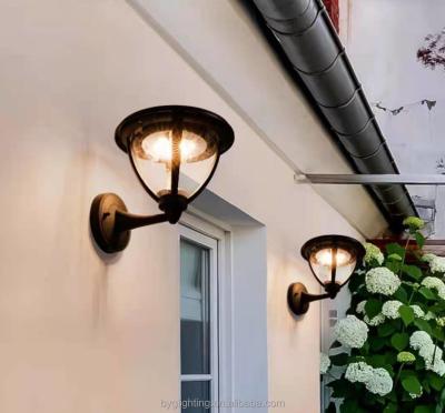 China Villa/Patio/Garden/Scenic Area/Community Zhongshan Lighting Waterproof Rust 5.5v Led Wall Light Modern Solar Garden Stair Wall Light for sale