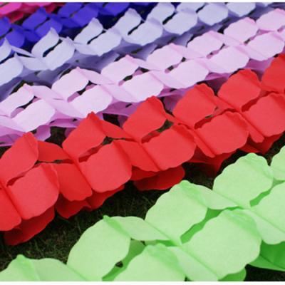 China Pretty GiveU Tissue Paper Garland Wedding Backdrop Decoration for sale