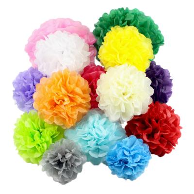 China event & Party Supplies Home Decoration Wedding Party GiveU Party Supplies Luxury Wedding Tissue Paper Pom Poms for sale