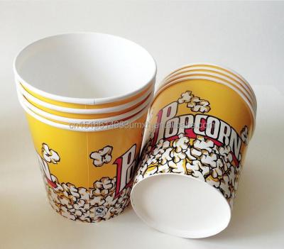 China GiveU High Quality Disposable Paper Cups Disposable Popcorn Cup Big Size for sale