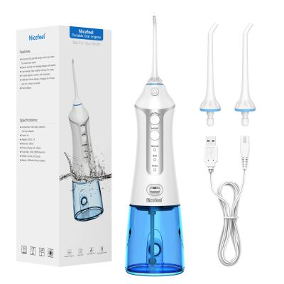 Κίνα Συμπληκτικός DIY Flosser νερού - 0,3kg - Συχνότητα παλμού 1400-1700 φορές / λεπτό - 18,5 * 8,5 * 5,5cm προς πώληση