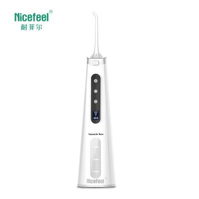 China Agua oral Flosser de Irrigator del ozono de Nicefeel 250ml IPX7 para la ducha en venta