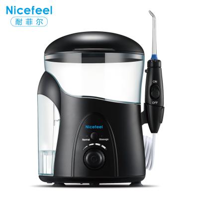 Cina Nicefeel le punte di 360 gradi innaffia Flosser con il serbatoio di acqua UV dello sterilizzatore 600ml in vendita