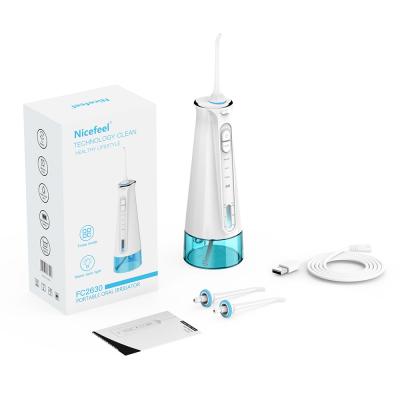 Китай Логотипа OEM Flosser воды IPX7 вода Flosser цистерны с водой водоустойчивого устного Irrigator Nicefeel бесшнурового большая бесшнуровое продается