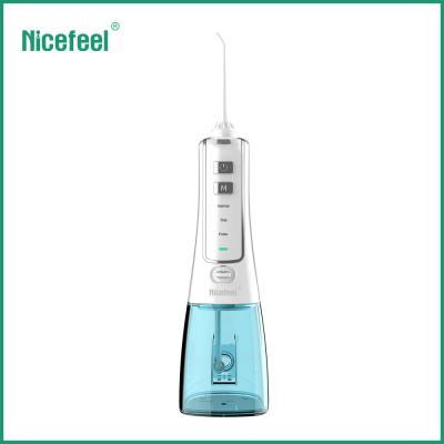 Chine 1400mAh Nicefeel Flosser dentaire électrique avec le réservoir de l'eau 300ml à vendre