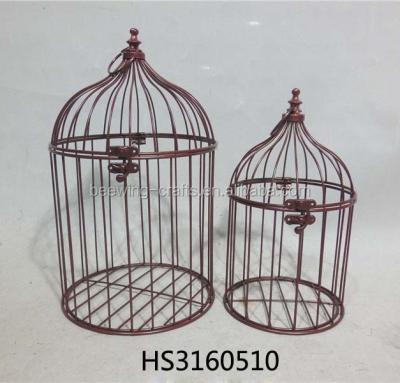 China China Promotional Metal Wire Garden Flower Bird Cage Manufacturer for sale